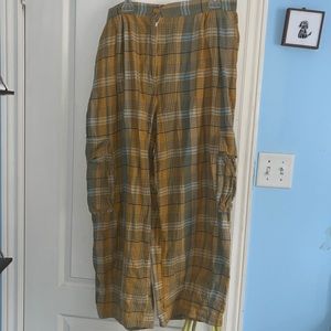 Y2K Plaid Cargo Pants